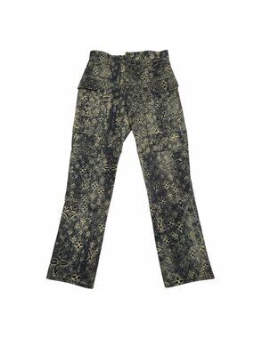 Louis Vuitton Monogram Tailored Button Fly Denim Pants Indigo 28